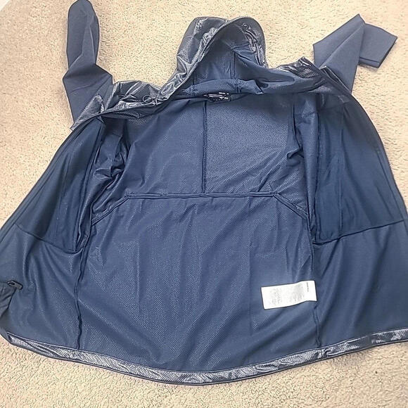 NWT Under Armour Storm ColdGear Hybrid Windbreaker Mens Jacket Med Navy Blue - Picture 6 of 9